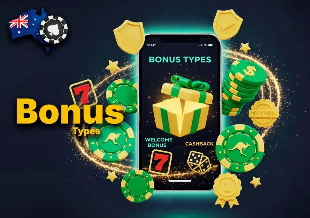 Popular casino bonus types for Australian players in 2025